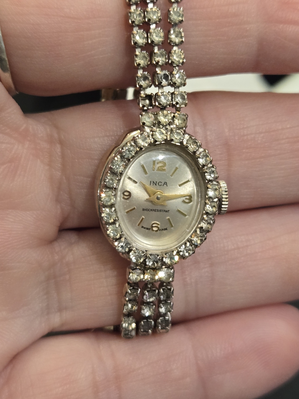 INCA Costume Vintage Cocktail Watch Swiss Made